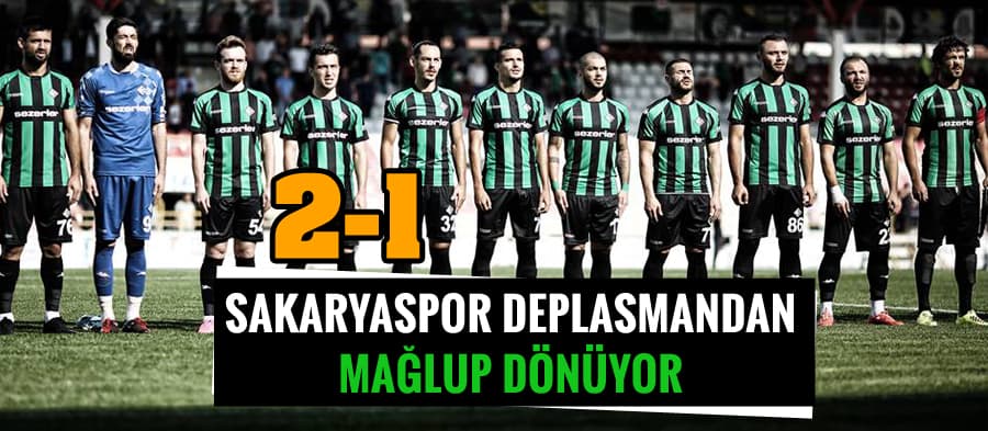 Sakaryaspor, Kahramanmaraş'tan mağlup dönüyor