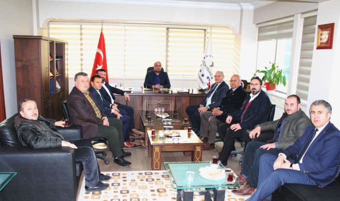 SESOB ve STB'den, Başkan Ölmez'e tebrik ziyareti