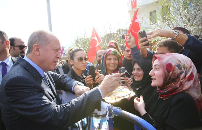 Cumhurbaşkanı Erdoğan Sakarya'ya geldi