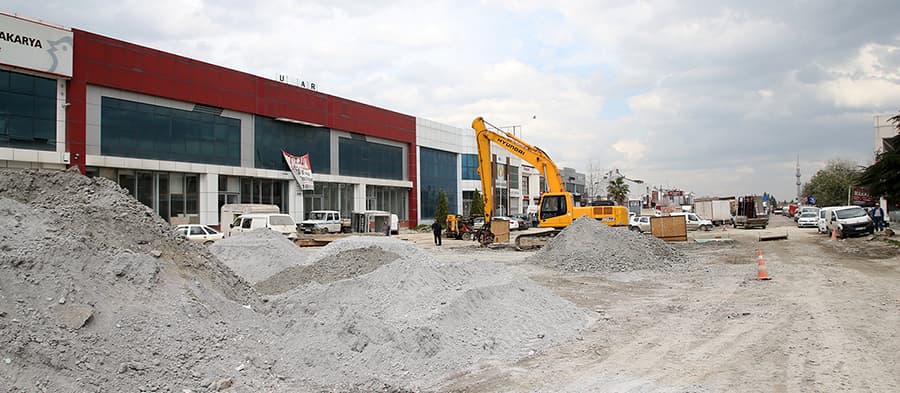 Uluyol Caddesi yenileniyor