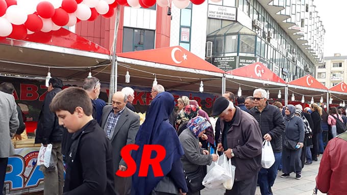 Sakarya'da şehit aileleri için kermes