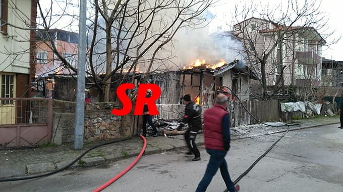 Adapazarı'nda korkutan yangın