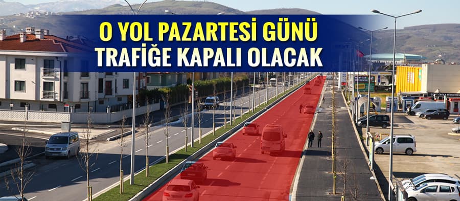 Belediyeden o arter için uyarı