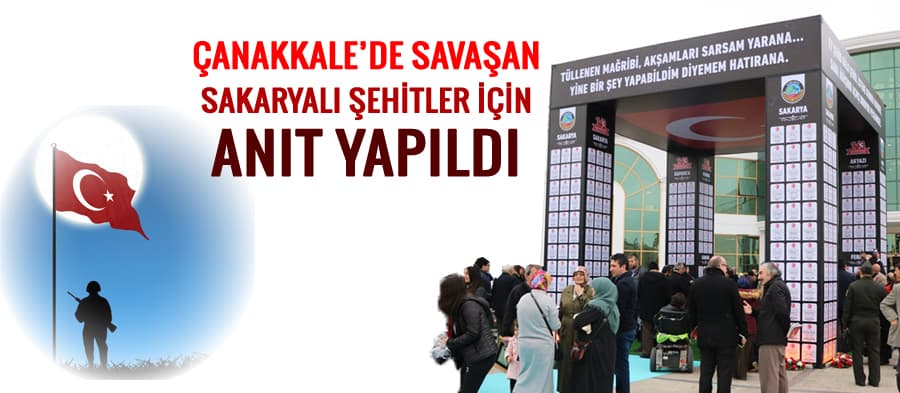 526 Sakaryalı şehidin ismi künyeye yazıldı