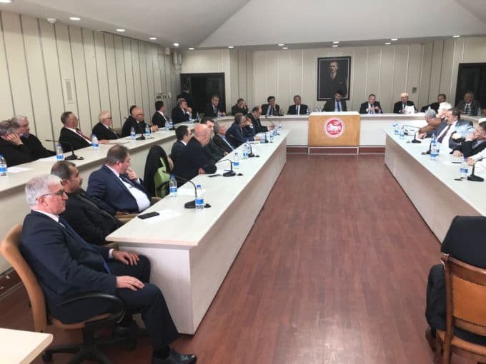 DP İl Başkanı Ergül, il başkanları toplantısına katıldı