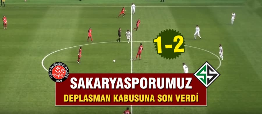 Sakaryaspor, deplasmanda Karagümrük'ü yendi