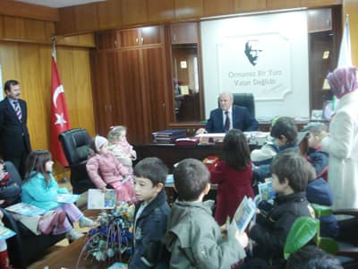 Orman Bölge Müdürü Yıldız, Minikleri Ağırladı