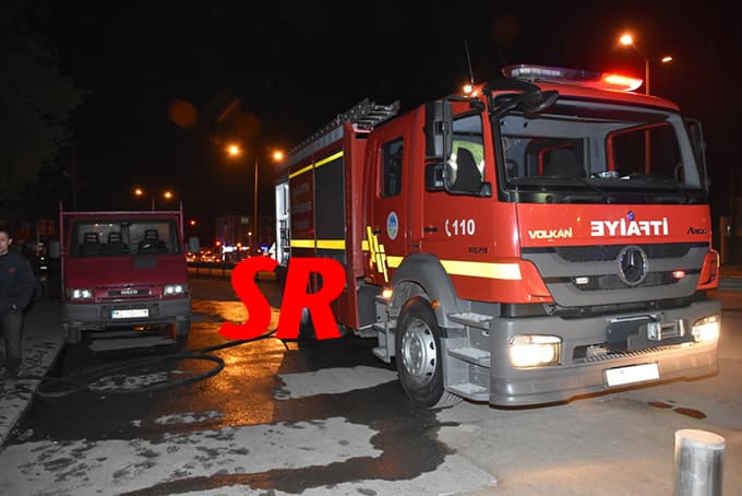 Hendek'te yangın, evi kül etti