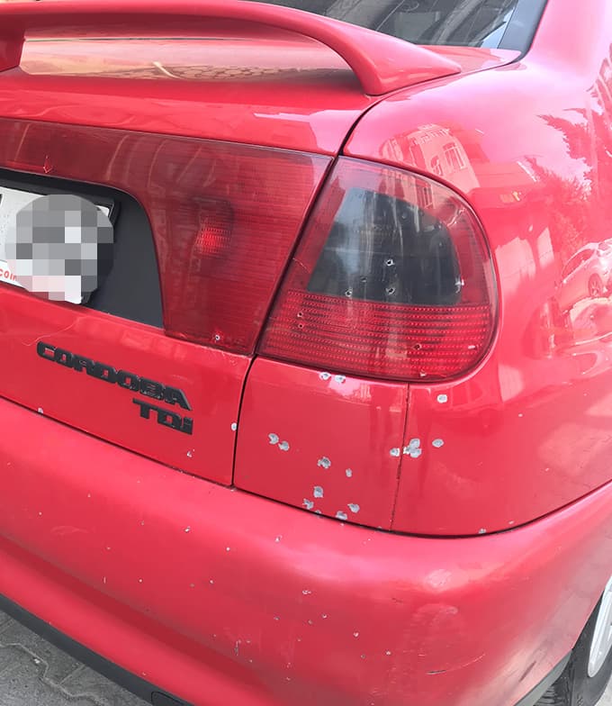 Şehrin ortasında tüfekli saldırı
