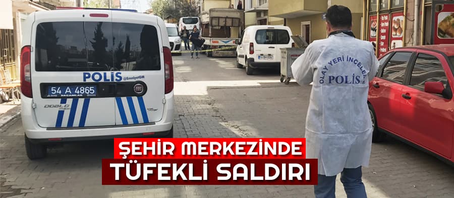 Şehrin ortasında tüfekli saldırı