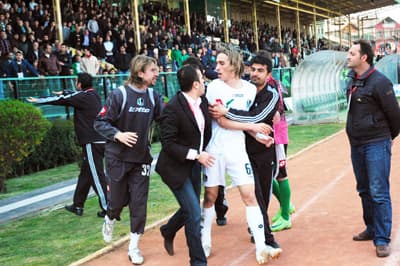 Yenilen Sakaryaspor, Gözyaşlarını Tutamadı