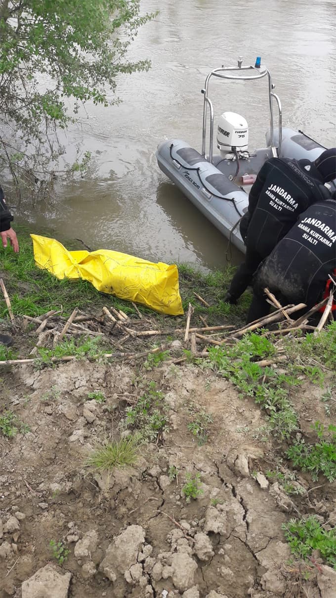 Nehire düşen yaşlı adam 11 kilometre uzakta bulundu