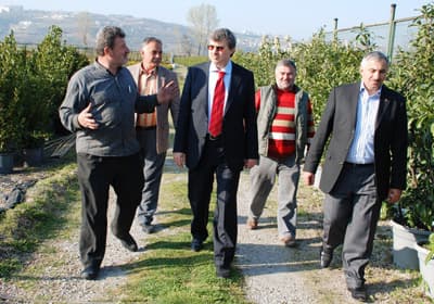 Doğa Aşığı Ekrem Yüce, Fidancı Dostlarını Ziyaret Etti