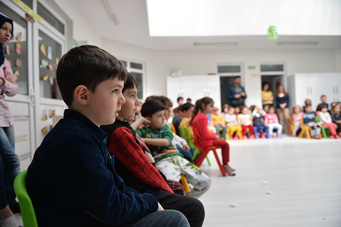 Kocaali'nin köy okullarındaki öğrencileriyle buluştular