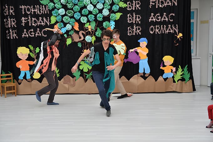 Kocaali'nin köy okullarındaki öğrencileriyle buluştular
