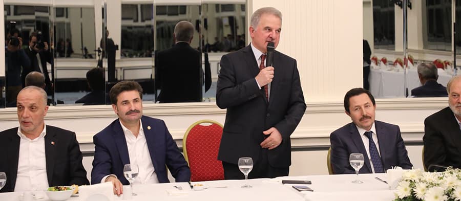 Muzaffer Elmas için veda yemeği düzenlendi