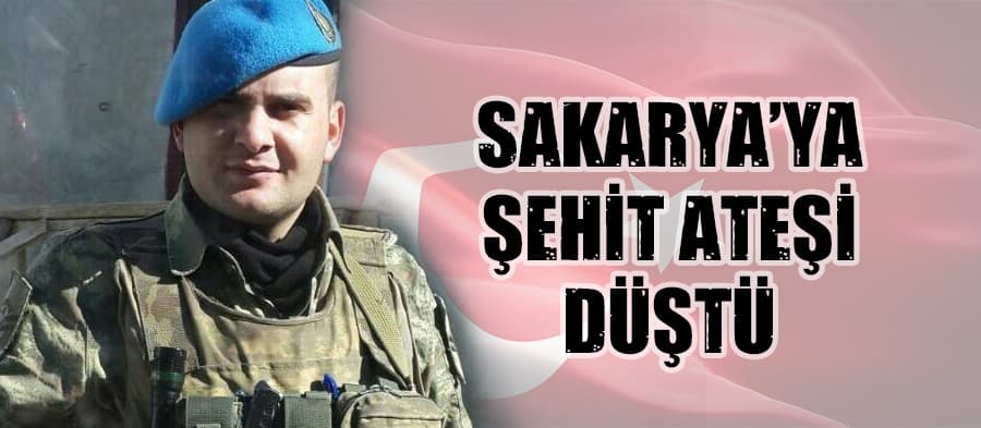 Sakarya'ya şehit ateşi düştü