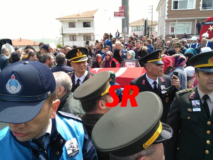 Sakarya, şehidine veda etti