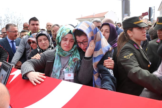 Sakarya, şehidine veda etti