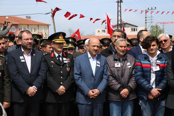 Sakarya, şehidine veda etti