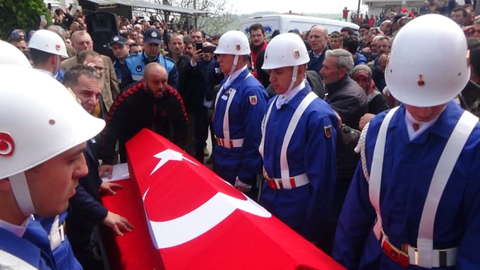 Sakarya, şehidine veda etti