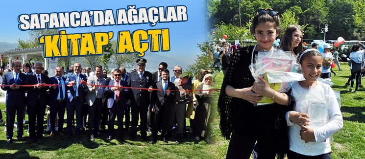 Sapanca'da ağaçlar çiçek açtı