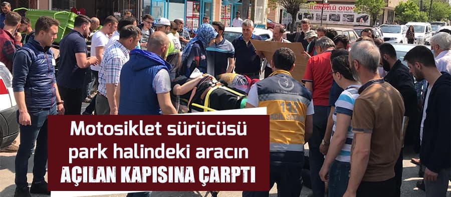 Aracından inmek için kapıyı açınca...