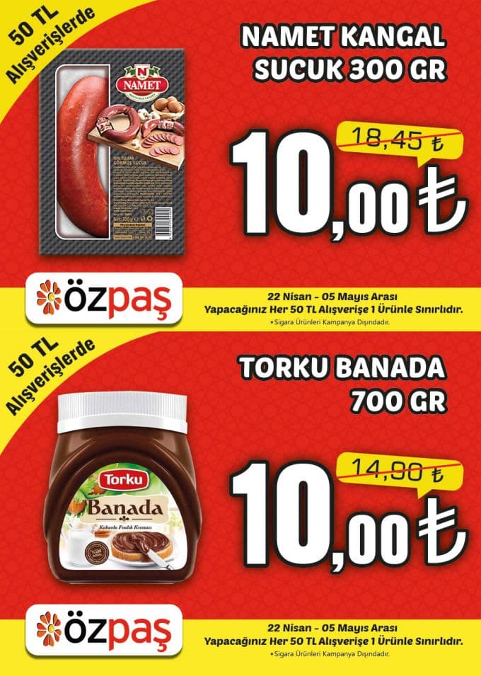 Özpaş'ta süper kampanya