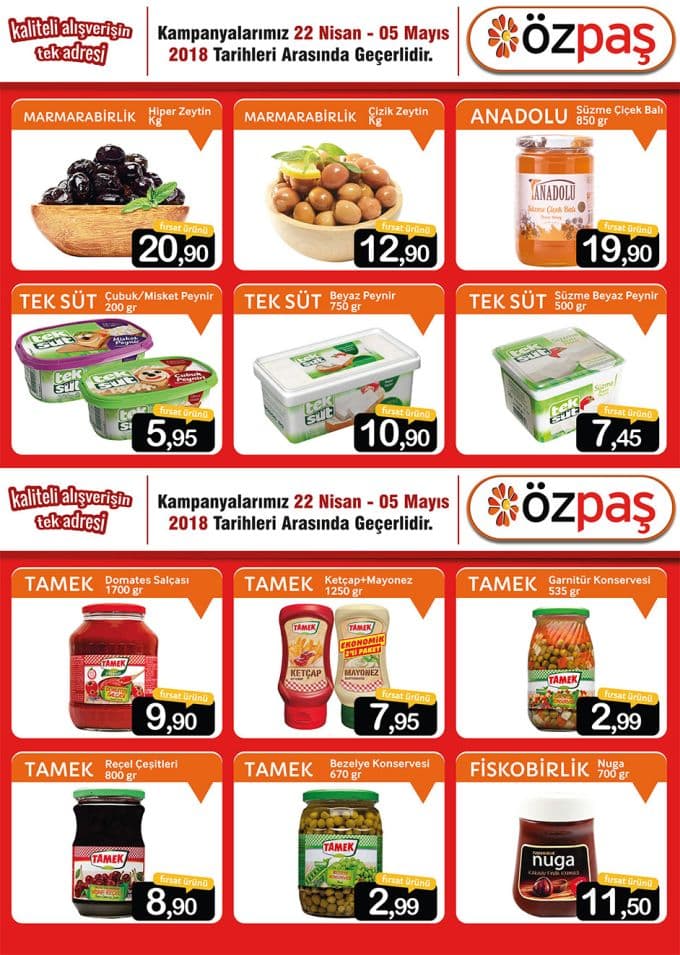 Özpaş'ta süper kampanya