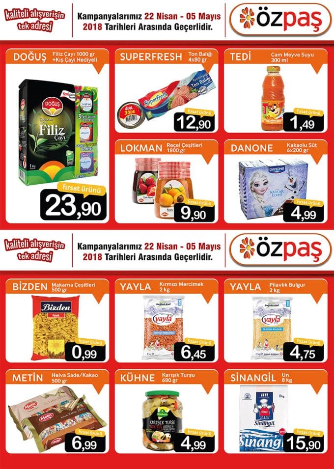 Özpaş'ta süper kampanya