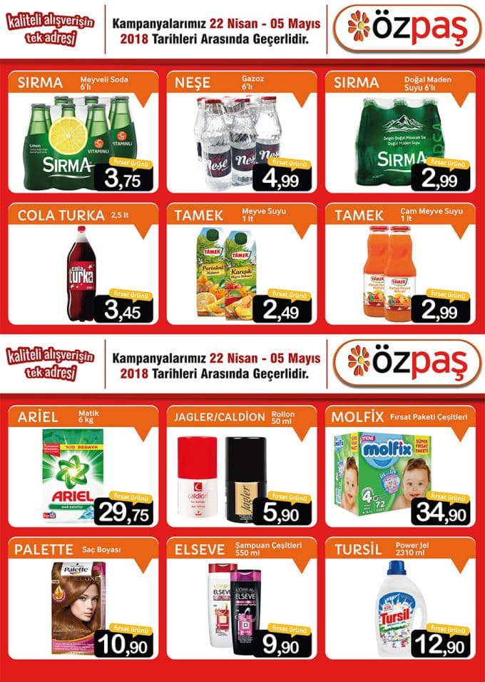 Özpaş'ta süper kampanya