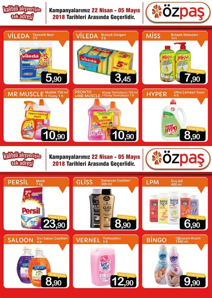Özpaş'ta süper kampanya