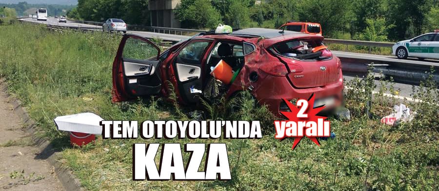 TEM Otoyolu'nda kaza