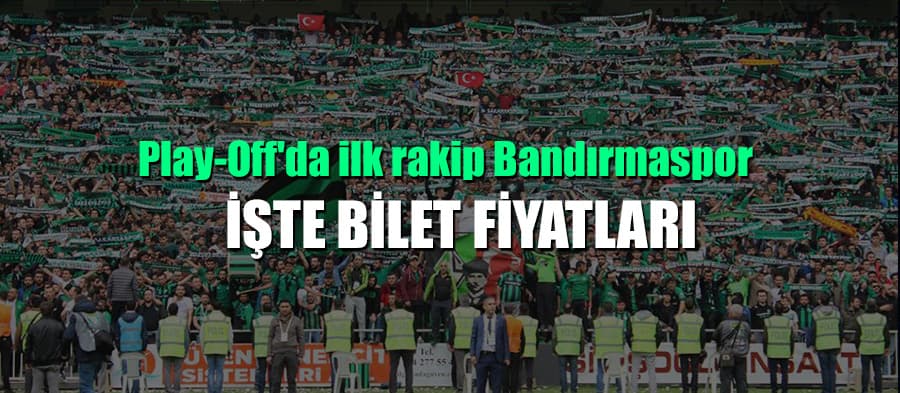 Play-Off'da ilk rakip Bandırmaspor