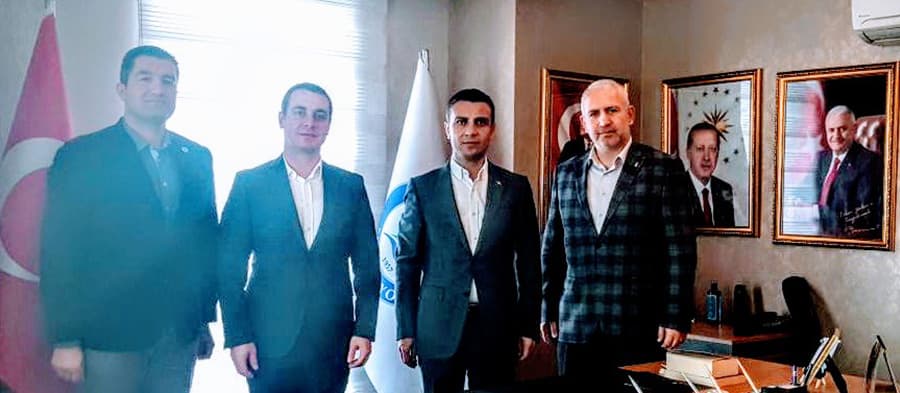 Yunus Atay'dan Yüzme Federasyon Başkanı'na ziyaret