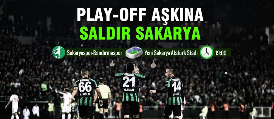 Sakaryaspor, play-off maçında Bandırmaspor ile karşılaşacak