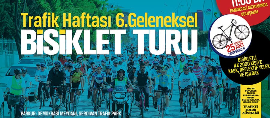 Pedallar Trafik Haftası için çevrilecek
