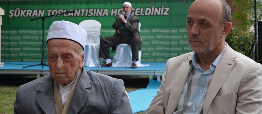111 yaşındaki Hafız Hasan Hoca için şükran programı düzenlenecek
