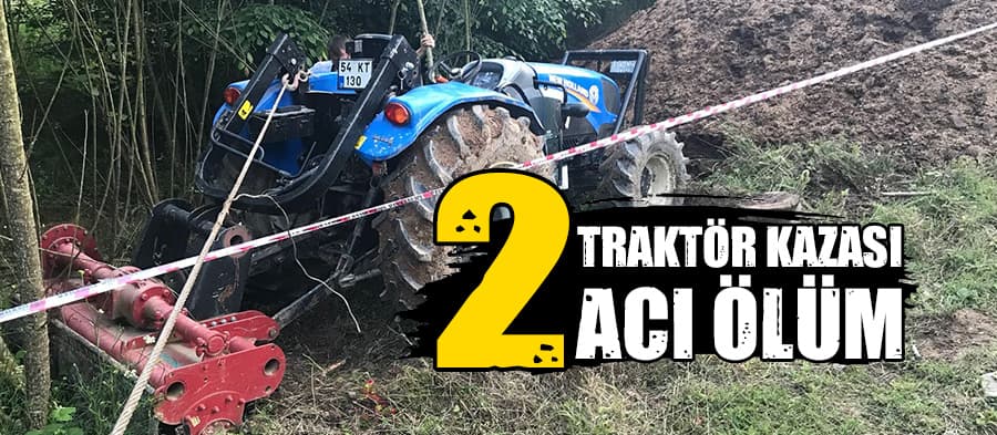 İki traktör kazası, iki ölüm