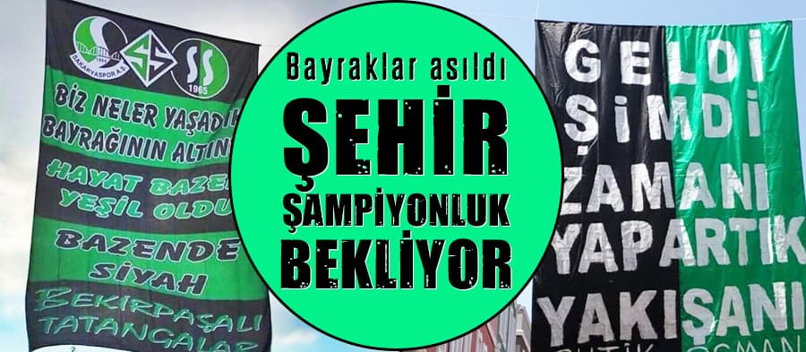 Şehir şampiyonluk bekliyor