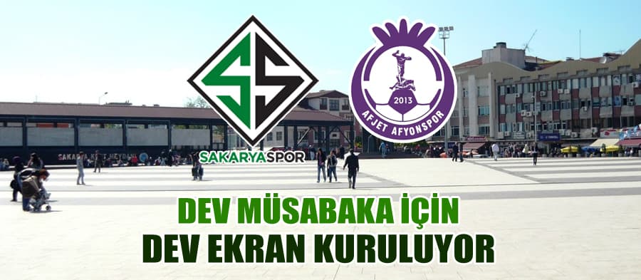 Sakaryaspor'un final müsabakası meydanda izlendi