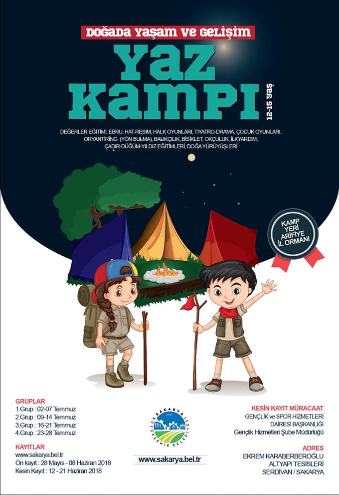 ''Doğada Yaşam ve Gelişim Kamp'' başvuruları başlıyor 