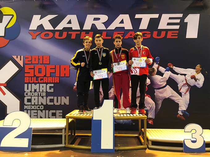 Geyveli Emirhan Karate Turnuvasında üçüncü oldu
