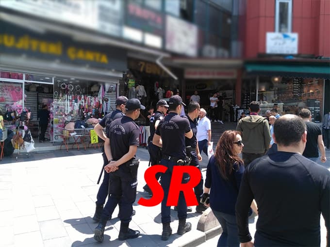 Çark Caddesi'nde intihar girişimi
