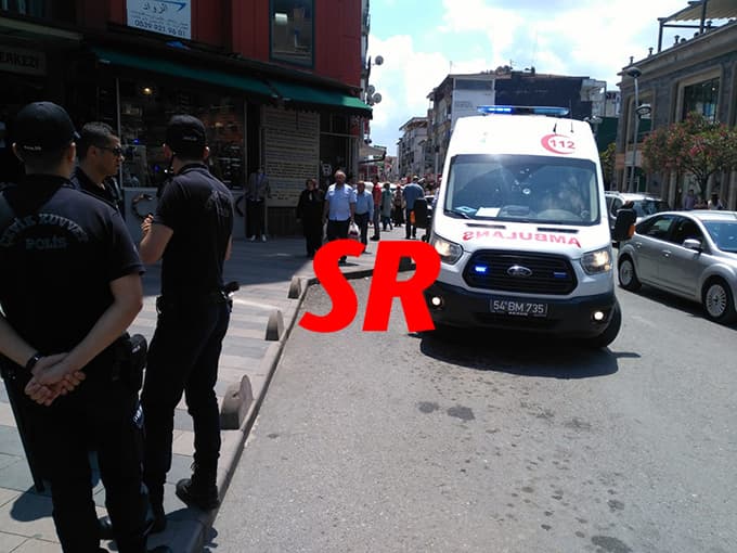 Çark Caddesi'nde intihar girişimi
