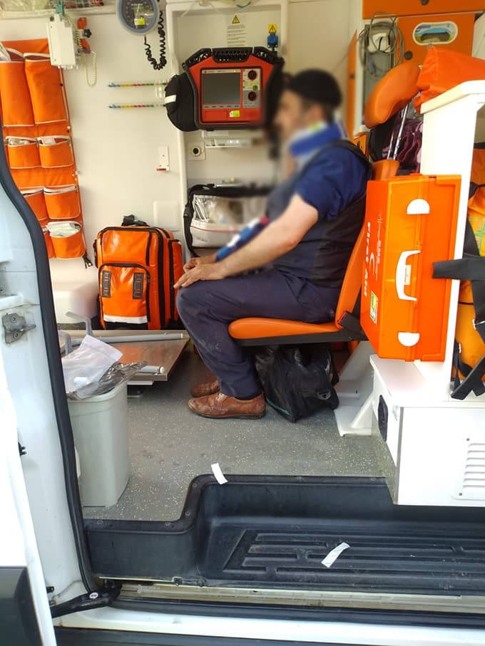 TEM Otoyolunda midibüs devrildi