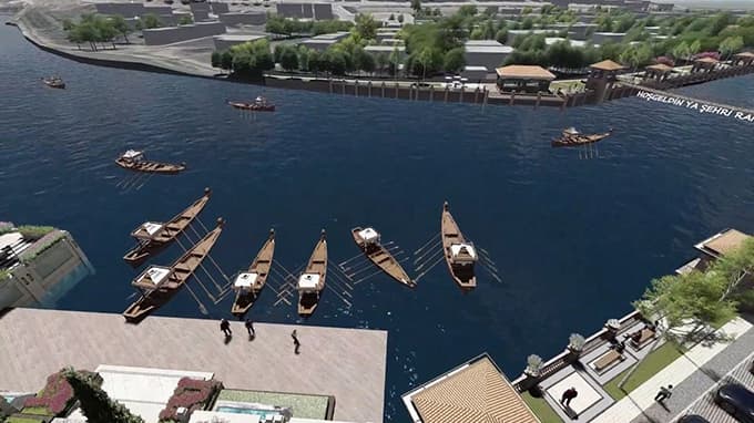 Sakarya Nehri'nde gondollar yüzecek