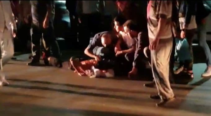 Motosiklet sürücüsü, yayaya çarpıp olay yerinden kaçtı