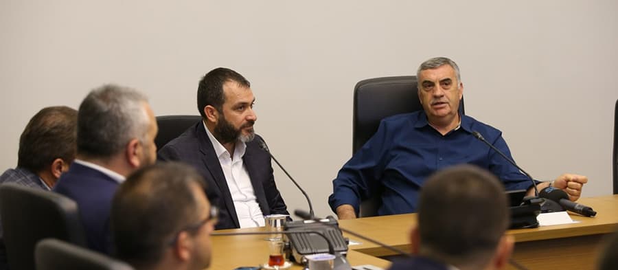 Başkan Toçoğlu, Sakaryaspor yönetimiyle bir araya geldi