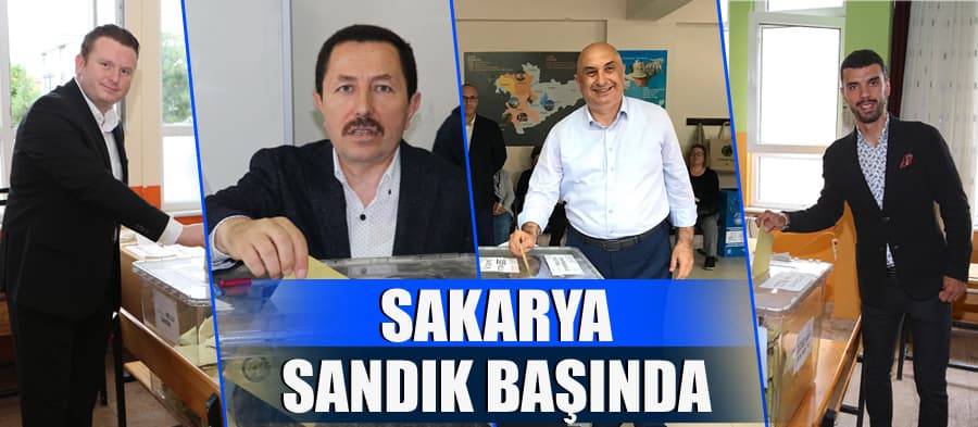 Sakarya, seçim için sandığa gitti